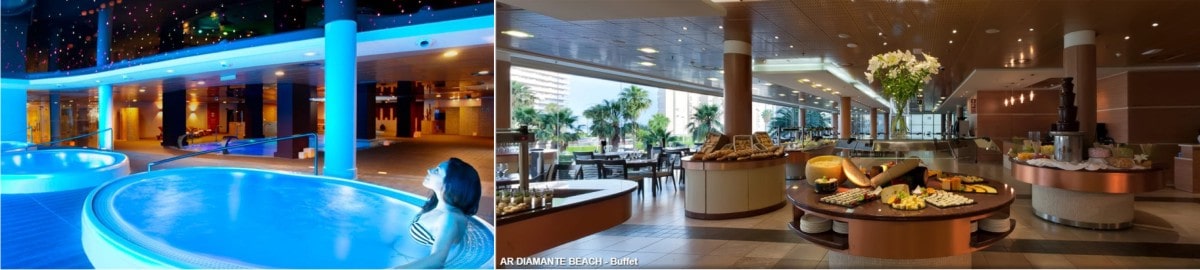 Circuito Spa  y Comida o Cena Buffet  | Hotel Spa Diamante Beach, Calpe